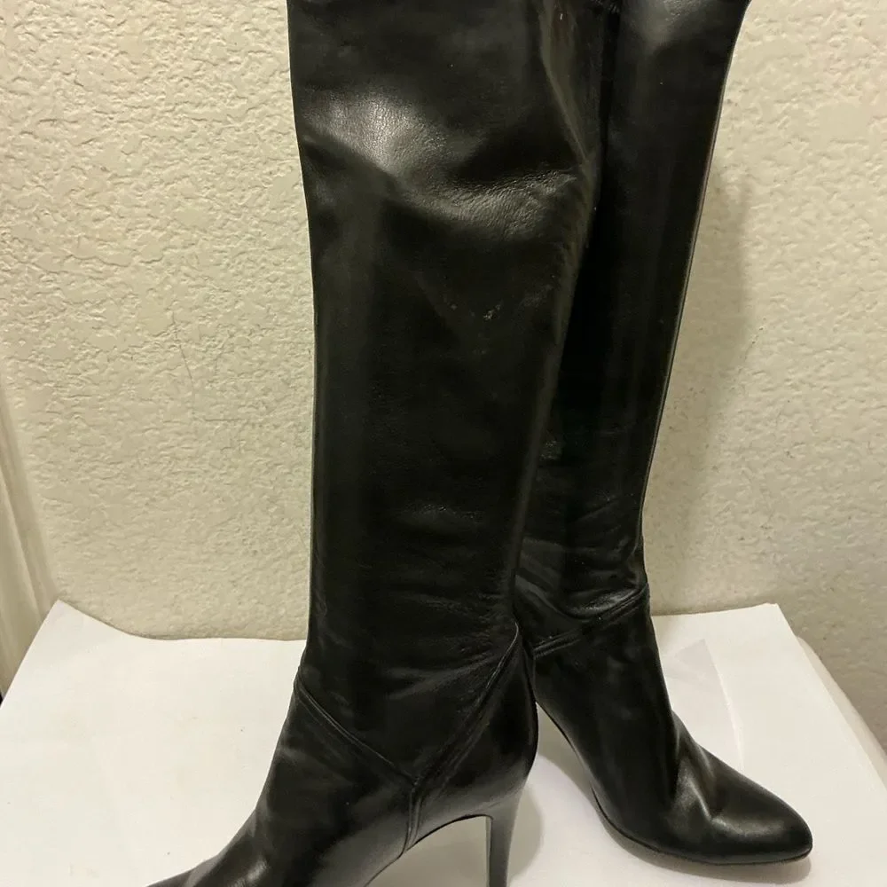 Cole Haan Black Over the Knee Boots